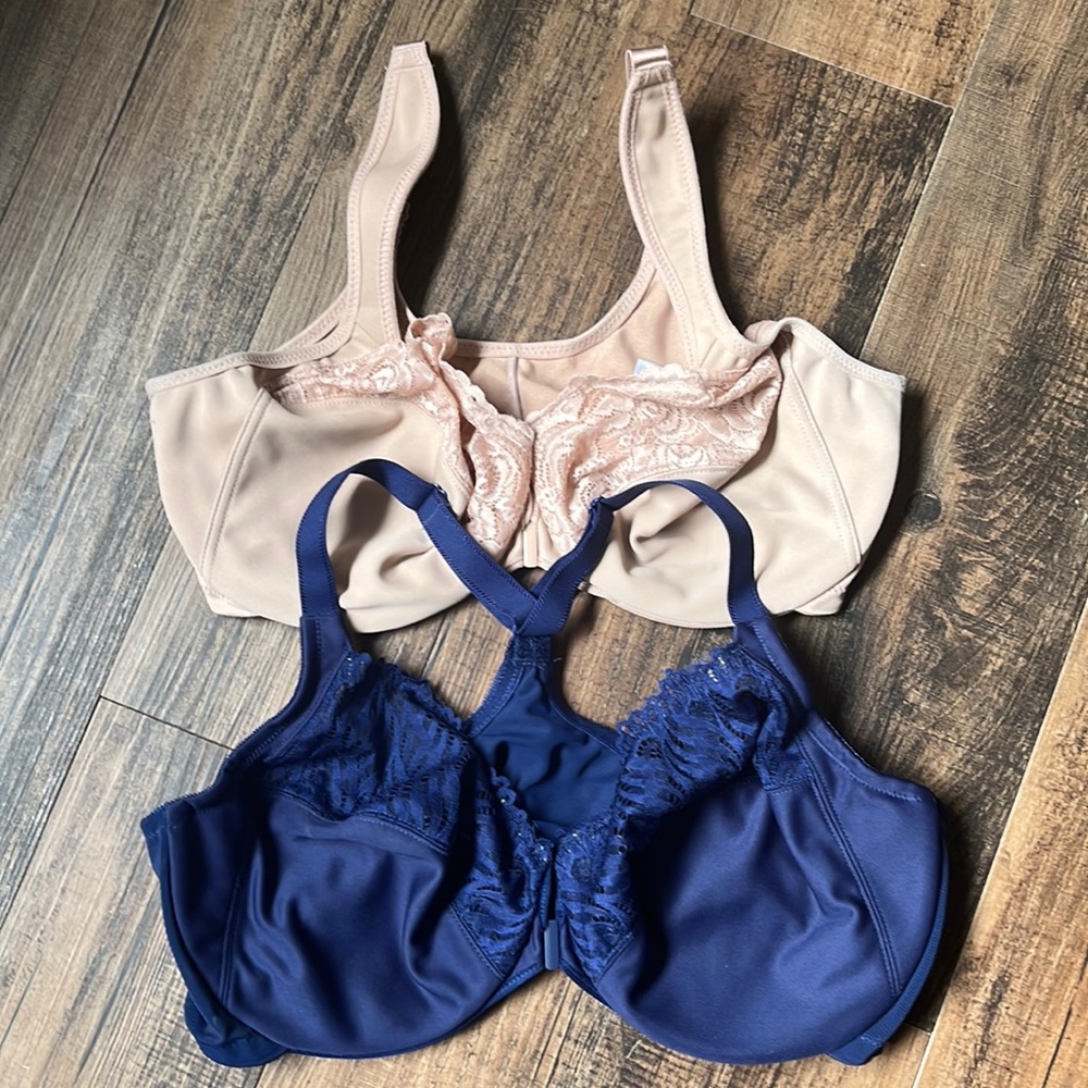 Glamorise Front Closure Bras (38DD)